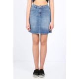 Markapia Slim Fit Jean Açık Mavi Kadın Etek