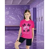 Markası 506 Kiz Çocuk Baskılı Pijama Takımı - Pembe