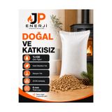 Markasız ucuz JP Enerji %100 Çam Pellet 20 KG Katkısız Doğal Yakıt 6 mm Yüksek Isıl Değer Düşük Kül