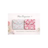 Markasız ucuz Kitkap Mini Organizer & Çanta İçi Düzenleyici – İkili Set (Mavi/Pembe Çiçekli)