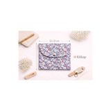 Markasız ucuz Kitkap Mini Organizer & Çanta içi Düzenleyici & Mavi Lila Çiçekli
