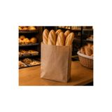 Markasız ucuz Şamua Kraft Kese Kağıdı 15*27*8 Cm 100 Adet Yağ Emici Ekmek, Simit, Poğaça, Sandviç ve Paket Servis Kağıdı