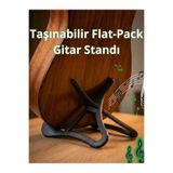 Markasız ucuz Taşınabilir Portatif Gitar Standı Katlanabilir - Akustik Klasik Elektro- Minimalist Müzik Aksesuarı