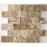 Markataş 5X10Cm Scabos Doğal Taş Patlatma Mozaik Duvar Kaplaması