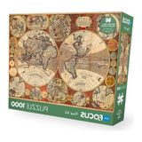 MarkEntegra 1000 Parça Eski Dünya Haritası Puzzle