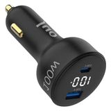 MarkEntegra 100W LED Ekranlı Araç Şarj Aleti, Type-C ve Usb-A