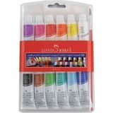 MarkEntegra 12 Renkli Tüp Guaj Boya Seti, Faber-Castell Kalitesi - 41 Delft Blue