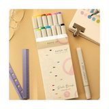 MarkEntegra 12’li Çift Uçlu Alkol Bazlı Marker Kalem Seti – Brush + Chisel - 41 Delft Blue