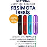 MarkEntegra 4 Adet Mini Parfüm Atomizer, 5 ml Yeniden Doldurulabilir Seyahat Için