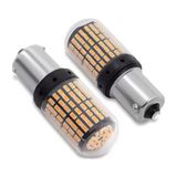 MarkEntegra 93 Tek Duy LED PY21W Tip BAU15S 144 Ledli Yakın Tırnak Turuncu