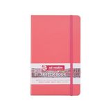 MarkEntegra Art Creation Sketch Book Eskiz Bloğu 13X21 140GR 80 Yaprak Somon | Ciltli Not Defteri, 140 G/m², Krem Beyaz, Asitsiz Kağıt, Ayraç Kurdelesi ve Elastik Kapatma - 41 Delft Blue