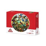 MarkEntegra Art Puzzle Vitray Orman Korosu 570 Parça Round Puzzle