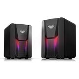 MarkEntegra Aula N-108 1+1 Usb/aux Stereo 2.0 Rgb Masaüstü Gaming Oyuncu Hoparlör Speaker Ses Sistemi