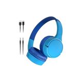 MarkEntegra Belkin Soundform Mini Çocuk Kablosuz Kulaklık (Mavi) – Dahili Mikrofon, 30 Saat Çalma, Eğlenceli Çıkartmalar, Iphone, iPad ve Galaxy Uyumlu
