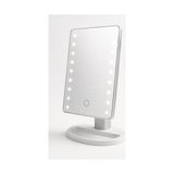 MarkEntegra Busstier LED Işıklı Makyaj Aynası Dokunmatik 3 Işık Modlu Ayarlanabilir Oynar Başlıklı Masa Üstü Ayna Beyaz Işık Gün Işığı Sıcak Işık