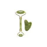 MarkEntegra C301ABE101 Gua Sha Yeşim Taşında Jade Roller & Gua Sha Masaj Aleti, Yüz ve Vücut Masaj, Rahatlatıcı, Modelleme ve Yaşlanma