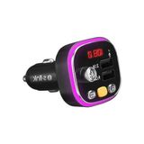 MarkEntegra Çift USB 5V 3.1A Bluetooth Fm Transmitter, LED Ekran ve Tf Kart Desteği