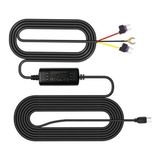 MarkEntegra Coverzone 3 Metre Type-C Araba Hardwire Güç Kablosu 12/24V-5V Dönüştürücü – Otomobil Uyumlu Sürekli Güç Kaynağı, Park Modu Destekli Düşük Voltaj Korumalı Gizli Montaj Step-Down Kablo