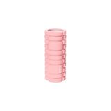 MarkEntegra Delta Unisex Tırtıklı Foam Roller Fr 3304, Açık Pembe Yüksek Yoğunlukta Orta Sert Masaj Köpüğü Pilates Masaj Rulosu