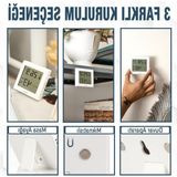 MarkEntegra Dijital Oda Termometresi ve Nem Ölçer - LCD Ekranlı