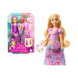 MarkEntegra Disney Prensesi Oyuncakları, 2 Farklı Görünüme Sahip Rapunzel Bebek, 9 Aksesuar, Takılıp Çıkarılabilen 2 Büstiyer ve 2 Etek, Disney Karmakarışık'tan Ilham Alan 2'si 1 Arada Hikayeler, JBG09