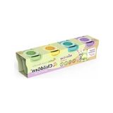 MarkEntegra Doğal Oyun Hamuru Seti, 4X65GR Mini-Cup Pastel Renklerde