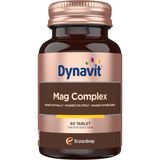 MarkEntegra Dynavit Mag Complex 200MG Magnezyum Kompleks 3lü Form (Malat-Sitrat-Bisglisinat) 60 Tab–kas & Kemik & Enerji