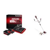 MarkEntegra Einhell Agıllo 36/255 Bl - Solo, Akülü Çalı Tırpanı + Einhell 18V 2 x 4,0 Ah Pxc Twincharger Kit, Akü & Şarj Cihazı