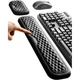 MarkEntegra Ergonomik Bilek Yastığı Seti, Klavye ve Mouse Için Destekleyici Tasarım - Ahşap