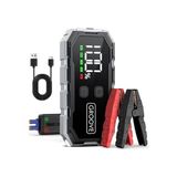 MarkEntegra Groove F11 15800MAH 2000A Tepe Akımı Akü Takviye Cihazı Taşınabilir Jump Starter (Powerbank+Led Lamba+Lcd Ekran) Benzinli ve Dizel Araçlar Için