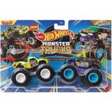 MarkEntegra Hot Wheels Monster Trucks 1:64 Güçlü Ikili Arabalar Totaled - Crate Danger FYJ64-HWN57
