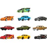 MarkEntegra Hot Wheels Oyuncak Araba, Fast & Furious Temalı 10'lu Paket, 1:64 Ölçekli, Özel Süslemelere Sahip, Fast & Furious Filmlerindeki Arabalardan Ilham Alan Metal Araçlar, JCT92