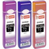 MarkEntegra Kalem Ucu 72 Li 0.9 mm 2b 3 Paket Çoklu Versatil Kalem Uç Mekanik Uçlu Otomatik Kurşun Mikro Kalem Ucu 60 mm Yumuşak - 41 Delft Blue