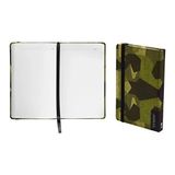 MarkEntegra Kamuflaj Desenli Sert Kapaklı Çizgisiz Defter - 41 Delft Blue