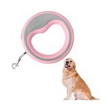 MarkEntegra Kanjı Otomatik Köpek Gezdirme Tasması – Pembe | 2.5 Metre Geri Çekilebilir Plastik Tasma – Ergonomik Tutma Saplı, Güçlü Metal Kancalı, Küçük ve Orta Irklar Için Uygun | Yürüyüş & Eğitim Için