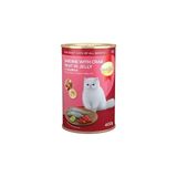 MarkEntegra Kedi Konservesi Jöle Içinde Yengeç Çubuklu Sardalya 400 gr