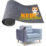 MarkEntegra Kedi Tırmalama Matı Koltuk Kenarı Koruyucu Yapışkanlı Tırmalama Pedi Mobilya Koruma Minderi Dayanıklı Kolay Temizlenebilir Kedi Halısı Tırmalama Halısı Yapışkanlı Her Yüzeye Uygulanabilir
