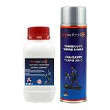 MarkEntegra Koşu Bandı Için Silikon Yağı Seti, 250 ml Sıvı ve 500 ml Sprey ile Bakım