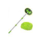 MarkEntegra Krafz Alüminyum Gövdeli Teleskopik Araç Yıkama Mopu Uzayabilir Saplı Mikrofiber Mob, Yedek Bezli, Otomop Çıkarılabilir Başlık, Araba Fırçası , Oto Fırça , Çizmez Kırılmaz (Araba Yıkama Fırçası)