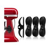 MarkEntegra Kyrotech 4 Adet Silikon Kablo Düzenleyici Seti – Güçlü Yapışkanlı Tel Toplayıcı, Kordon Sarıcı, Ev, Işyeri, Mutfak Aletleri Için Kavisli ve Düz Yüzey Uyumlu, Kahve Makinesi, Blender, Fritöz Uyumlu