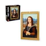 MarkEntegra LEGO Art Mona Lisa 31213 - Yetişkinler Için Dekoratif Koleksiyonluk ve Sergilenebilir Leonardo Da Vinci Tablosu Yapım Seti, Doğum Günü Hediyesi Fikri (1503 Parça)