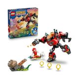 MarkEntegra LEGO Sonic The Hedgehog Knuckles Egg Crusher Robotu 77005 | 8 Yaş ve Üzeri Çocuklar Için Duruşu Ayarlanabilir Oyuncak Robot Içeren Oyuncak Yapım Seti, Hediye Fikri (350 Parça)