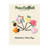 MarkEntegra Matatabi ve Catnip Peluş Kedi Oyuncağı, Doğal Çubuk, Diş Kaşıma, Stres Azaltıcı, 8 Cm, Meyve Figürlü (Avokado)