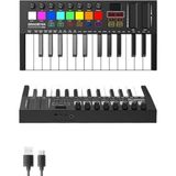 MarkEntegra Midex Midi Paket-2 Stüdyo Ekipmanları Seti Ses Kartı Midi Klavye Mikrofon Kulaklık