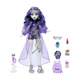 MarkEntegra Monster Hıgh Spectra Vondergeıst Bebek Evcil Gelinciği Rhuen ve Aksesuarlarıyla Monster High Spectra Vondergeist Bebek HXH77