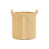 MarkEntegra Ocean Home Textile Çizgili Jüt Sepet 20 x 20 cm