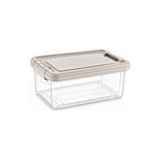MarkEntegra Orret Home Kilitli Saklama Kabı Şeffaf Organizer Pp Plastik Gıda Saklama Kabı Kapaklı Buzdolabı Düzenleyici Istiflenebilir Çok Amaçlı Saklama Kutusu (2,5 Litre)