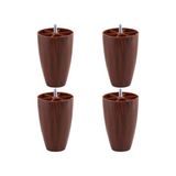 MarkEntegra Oval 4 Adet 12 cm (Ceviz) Desenli Mobilya Dolap Kanepe Koltuk Baza Yükseltici Destek Ayağı Ayakları