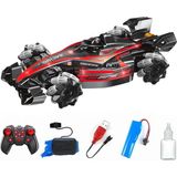 MarkEntegra Oyuncak Uzaktan ve Bilekten Kumandalı Full Fonksiyon Hareket Eden Buhar Atan 360° Kendi Ekseni Etrafında Dönebilen ve 180° Yatay Hareket Edebilen Formula 1 Yarış Arabası Araba (Kırmızı)