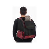 MarkEntegra Pugalo Airmove Premium Kedi Köpek Taşıma Çantası, Silinebilir, Yırtılmaz Fileli, Bükülmez Gövde, Sırt Çantası Tipi (Kırmızı)